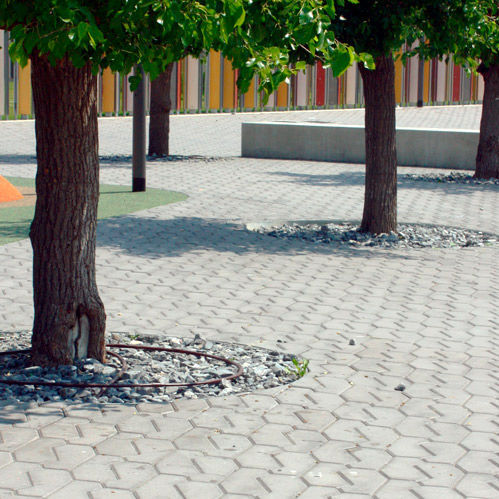 Betonpflasterstein - HUELLA - Escofet - Außen / für Parkplätze / für Terrasse