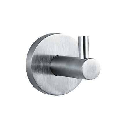 Garderobenhaken / minimalistisches Design - 7308 - American Specialties, Inc. - aus satiniertem Edelstahl / Edelstahl / Einpersonen