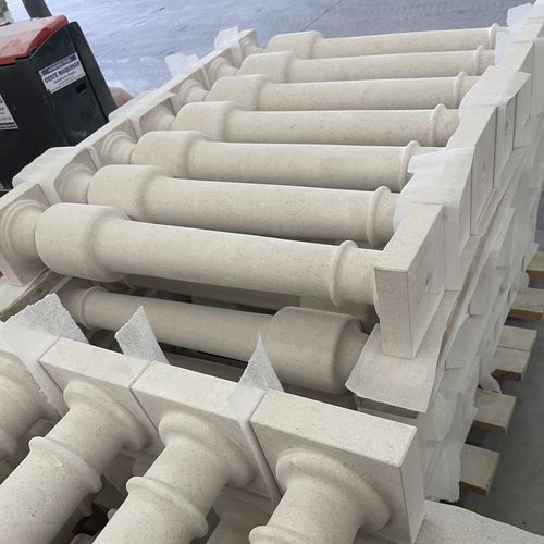 Steinbalustrade - Moleanos Gascogne Bege - LUSOROCHAS NATURAL STONE - für Außenbereich / für Balkon / für Treppen