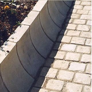 Radabweiser-Randstein - GBTCR - Girpav - Kunststein / linear
