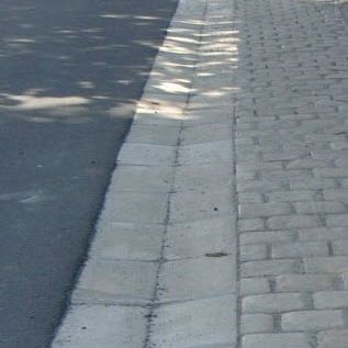 Abflussrinne mit doppeltem Gefälle - GCANE1 D - Girpav - Stein / für öffentliche Bereiche