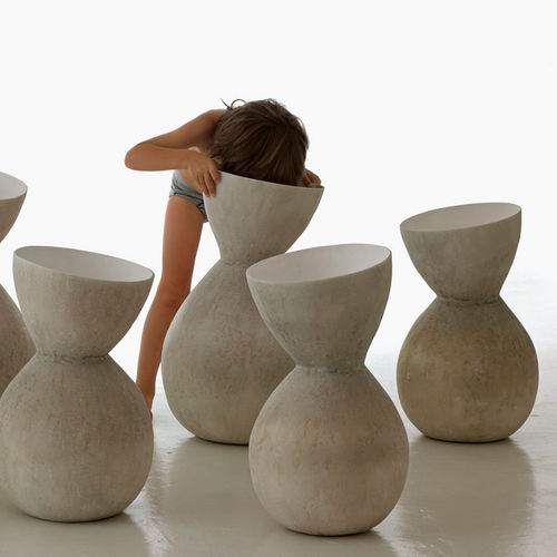 Moderne Vase - INCLINE - ImperfettoLab - Glasfaser