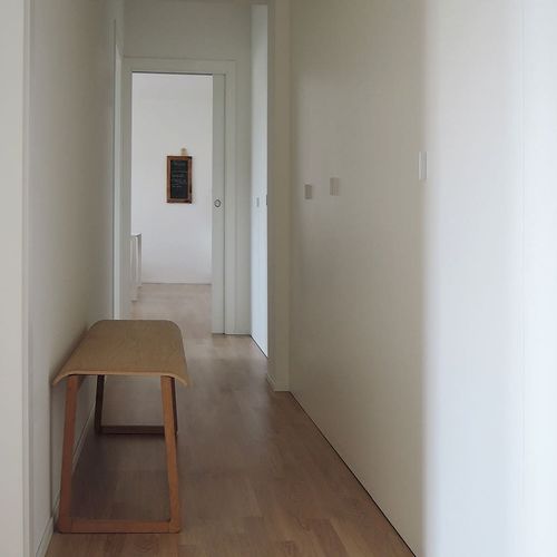 Moderne Bank - INT  - Bedont - Eiche / Buche / lackiertes Holz