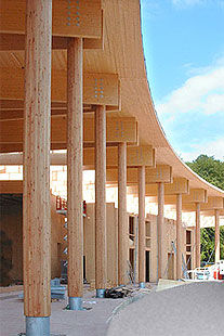 Holzpfeiler - ORSCHOLZ - HESS TIMBER - Lamellen
