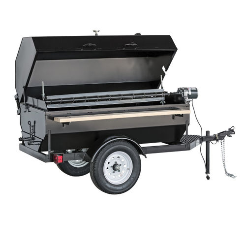 Holzkohle-Gartengrill - 6SDR - Big John Grills & Rotisseries - für professionellen Einsatz / auf Rollen / Einbau