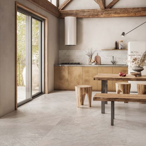 Feinsteinzeugfliesen - PETRA BRICK PERLA - Casalgrande Padana - Hochglanz / satiniert / für den Innenraum