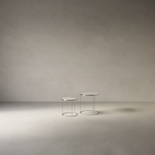 Couchtisch / minimalistisches Design - convivialis_still-life_double-high.50 - Casalgrande Padana - Metall / Keramik / Feinsteinzeug