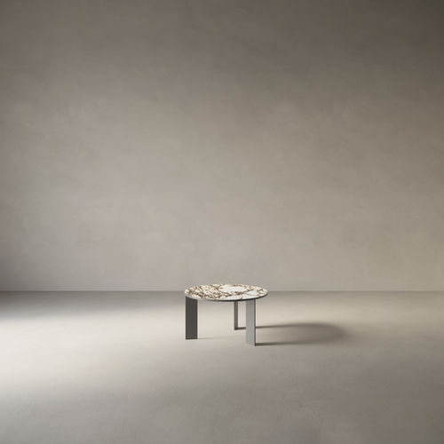 Couchtisch / minimalistisches Design - 70 series  - Casalgrande Padana - Metall / Keramik / rund