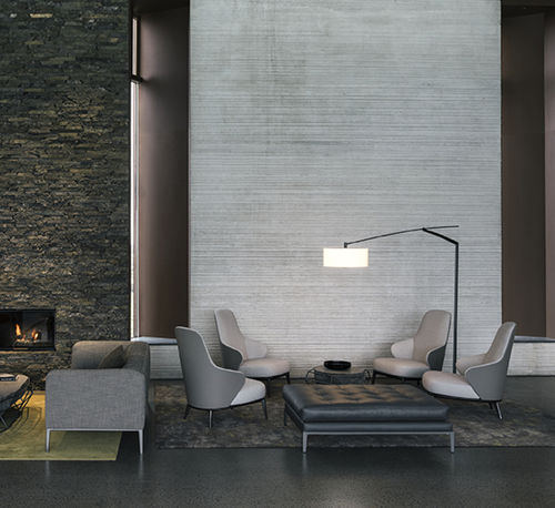 Stehleuchte - Balance - VIBIA LIGHTING - Aluminium / Stahl / aus verchromtem Metall
