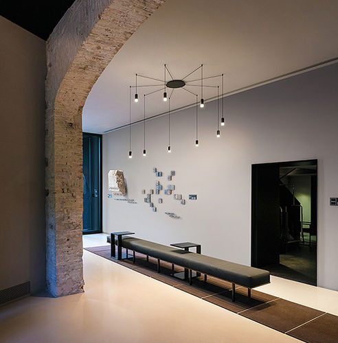 Hängelampe - Wireflow Free-form - VIBIA LIGHTING - Aluminium / Stahl / modern