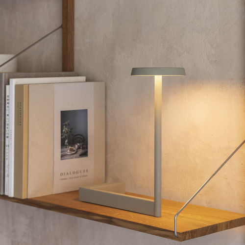Tischlampe - Flat  - VIBIA LIGHTING - Aluminium / Stahl / modern