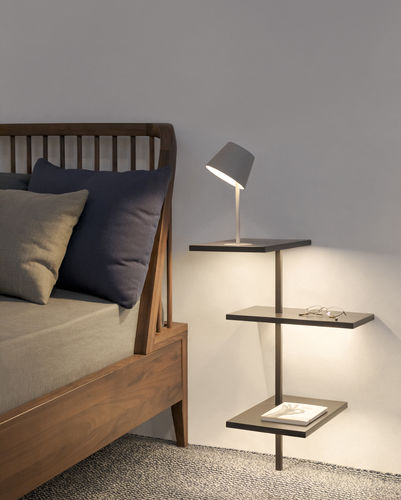 Polycarbonat-Lampe - Suite - VIBIA LIGHTING - Tisch / Nachttisch / Aluminium