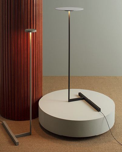 Bodenlampe - Flat - VIBIA LIGHTING - Aluminium / Stahl / Polycarbonat
