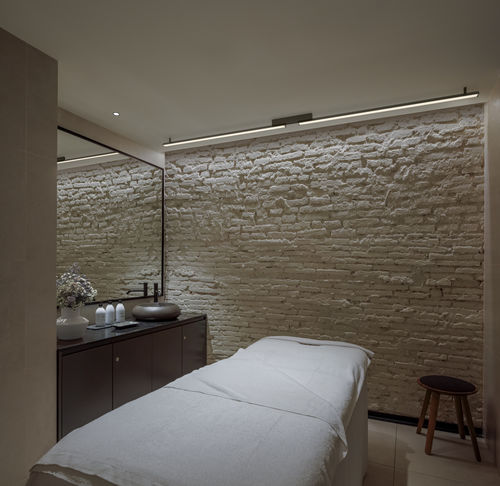 Moderne Deckenleuchte - Spa - VIBIA LIGHTING - linear / Aluminium / PMMA
