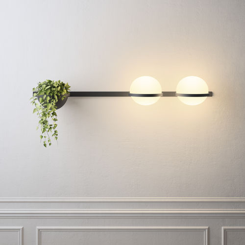 Moderne Wandleuchte - Palma - VIBIA LIGHTING - für den Innenraum / geblasenes Glas / Aluminium