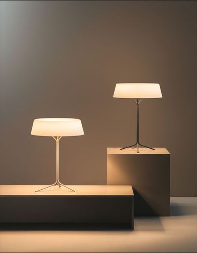 Tischlampe - Lily - VIBIA LIGHTING - Stahl / Opal / modern