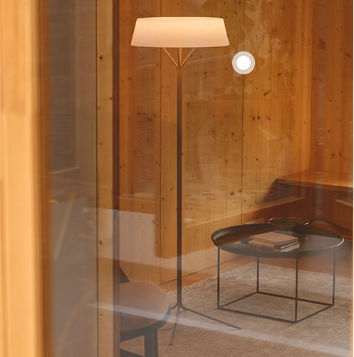 Stehleuchte - Lily - VIBIA LIGHTING - Stahl / Opal / modern
