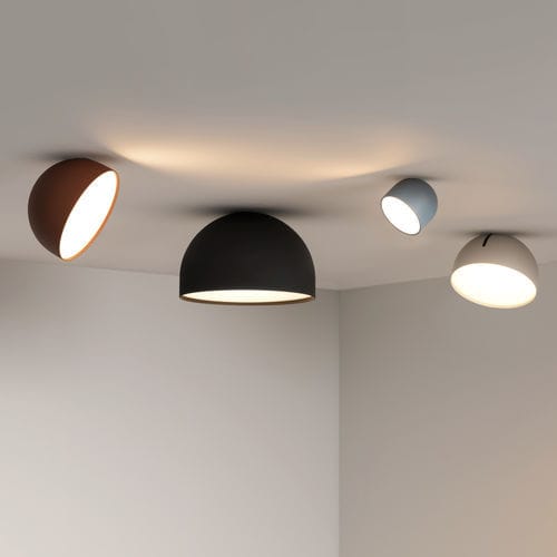 Moderne Deckenleuchte - Plusminus Solo - VIBIA LIGHTING - kreisförmig / Aluminium / Polycarbonat