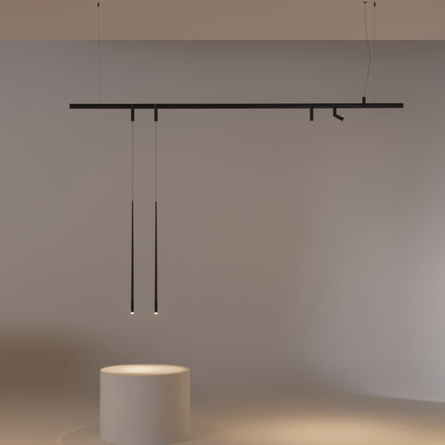 Hängelampe - Bind  - VIBIA LIGHTING - Aluminium / geblasenes Glas / PMMA