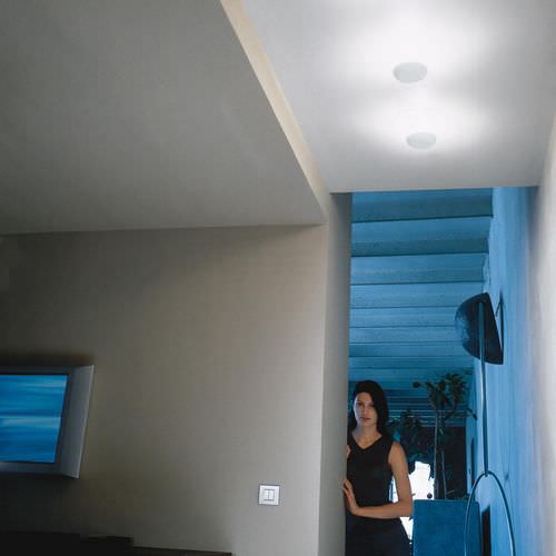 Moderne Deckenleuchte - Funnel - VIBIA LIGHTING - rund / Glas / Aluminium