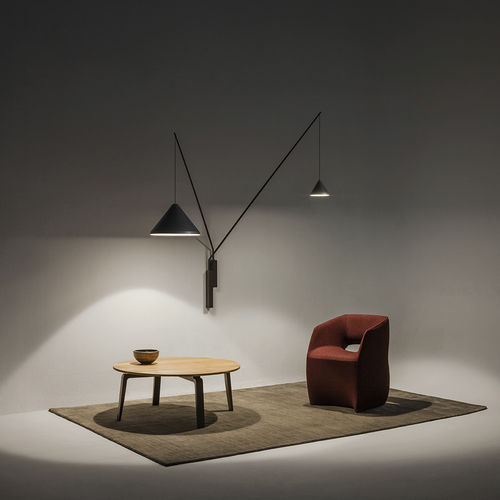 Moderne Wandleuchte - North - VIBIA LIGHTING - für den Innenraum / Aluminium / Kohlefaser