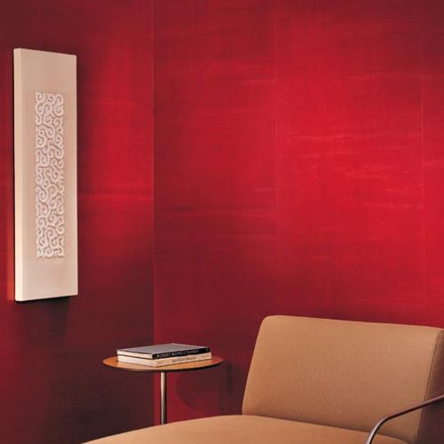 Moderne Tapete - WEATHERED WALLS™ - Maya Romanoff - einfarbig / Stoffoptik / handgefertigt
