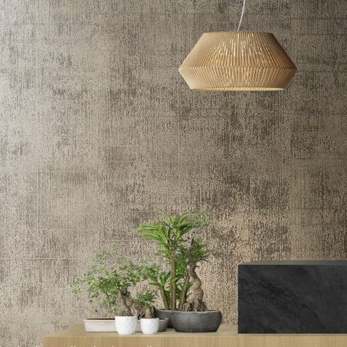 Moderne Tapete - ZEN GARDEN - Maya Romanoff - Vinyl / einfarbig / Vlies