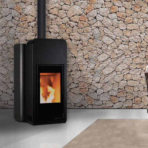 Pelletkaminofen - NATURE - ECOFOREST - 8 kW / modern / Gusseisen