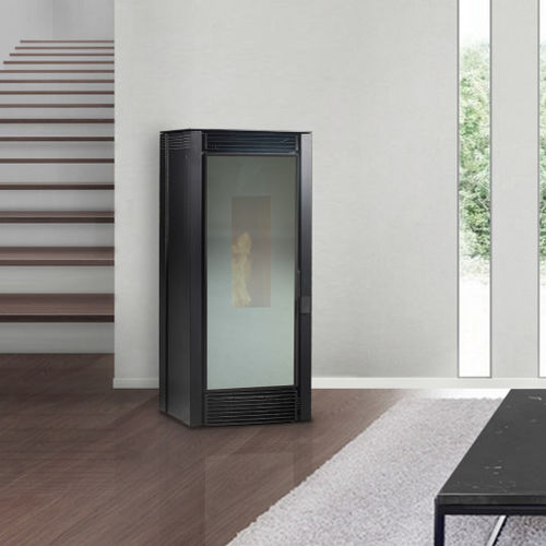 Pelletkaminofen - DUBAI - ECOFOREST - 10 kW...20 kW / Multibrennstoff / modern