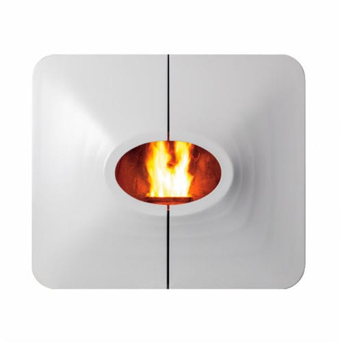 Pelletkaminofen - TEIDE - ECOFOREST - 12 kW / Multibrennstoff / wandmontiert