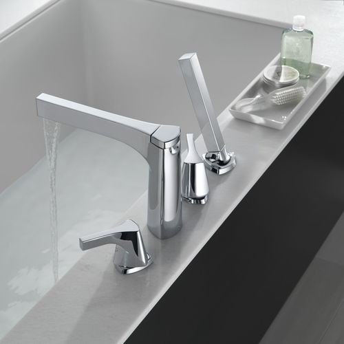 Zweigriffmischer für Duschen - ZURA : T4774 - Delta - für Badewanne / Aufsatz / aus verchromtem Metall