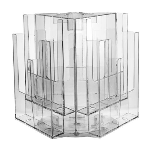 Tisch-Prospektständer - 444064 - EDIMETA - Kunststoff / für Gewerbegebrauch / drehbar