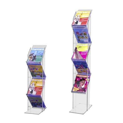 Bodenstehender Prospektständer - 4904 - EDIMETA - Plexiglas® / für Einzelhandel