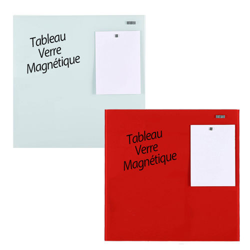 Magnettafel - 21452 series - EDIMETA - löschbar / wandmontiert / Glas