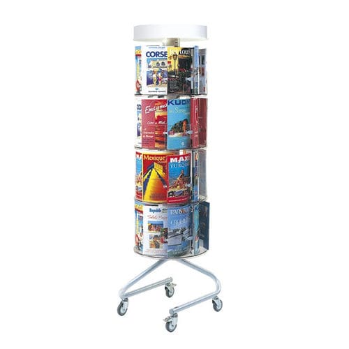 Moderner Zeitschriftenständer - 106032 - EDIMETA - für Dienstleistungsbereich / Metall / Kunststoff