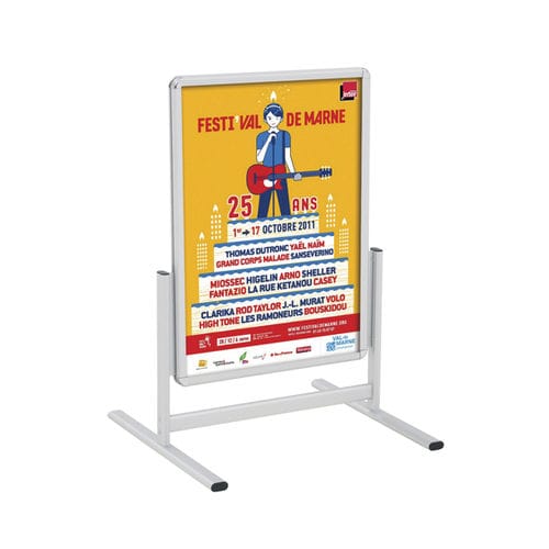 Werbeträger für Außenbereich - 215351 - EDIMETA - anodisiertes Aluminium