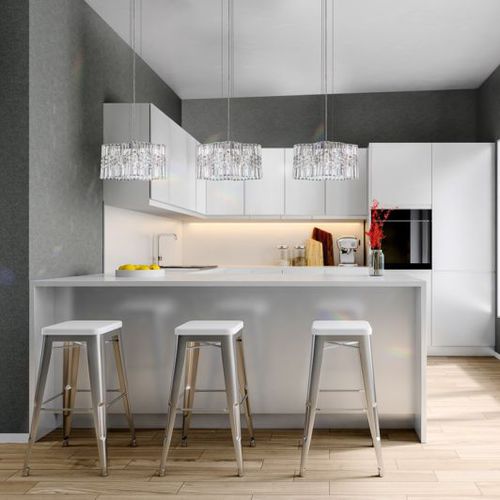 Hängelampe - SELENE : SPU120N - Swarovski Lighting - Swarovski®-Kristall / modern / mit Kabel