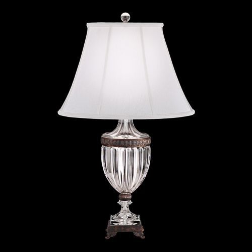 Tischlampe - 1210N - Swarovski Lighting - Stoff / klassisch / mit Kabel