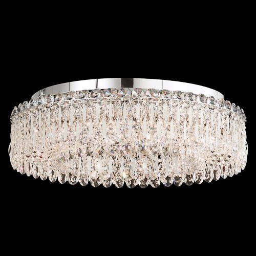 Klassische Deckenleuchte - SARELLA : RS8347N - Swarovski Lighting - rund / Swarovski®-Kristall / Metall