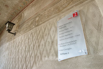 Schild für Tür - PLEXI  - SEBERG - wandmontiert / Glas