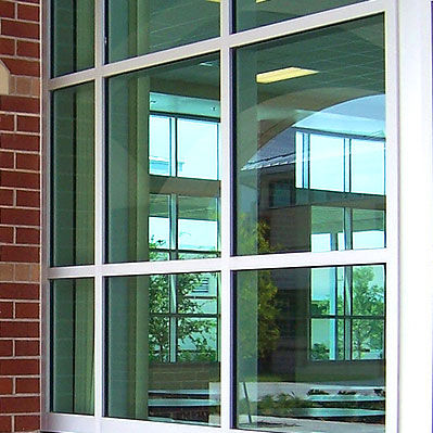 Vorhangfassade aus Aluminium und Glas - SERIES 401 (NT) - EFCO - Glas