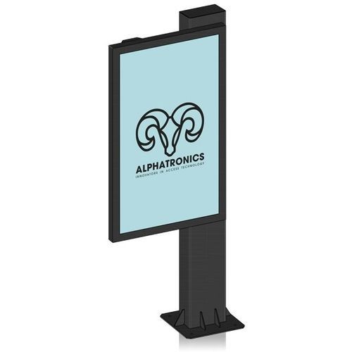 Bodenstehender Werbeträger - DIGITAL SIGNAGE - Alphatronics - für Außenbereich / beleuchtet / digital