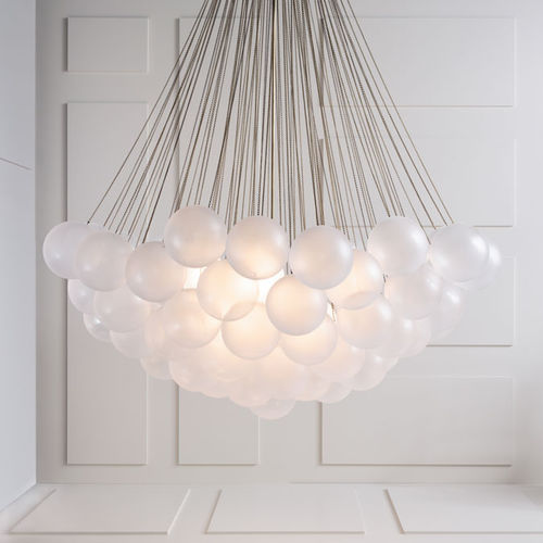 Moderner Kronleuchter - CLOUD - Triode Design - Glas / Metall / für Gewerbegebrauch