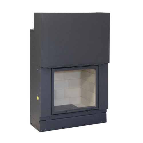 Geschlossene Feuerstelle / Holz - F800 - SEGUIN - mit 1 Sichtseite / Stahl