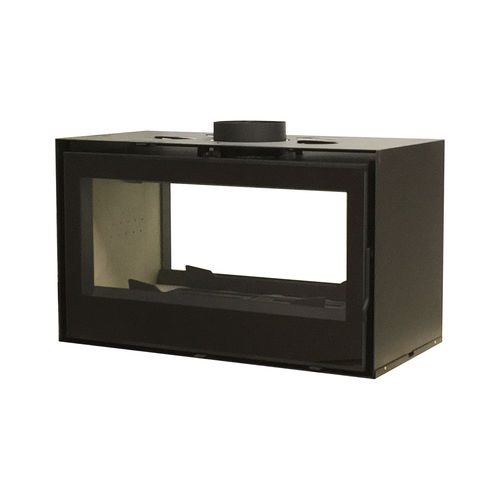 Doppelseitiger Kamineinsatz - 1000 - SEGUIN - Holz
