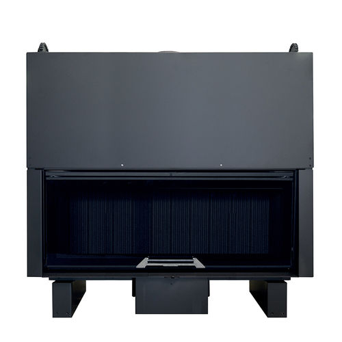 Geschlossene Feuerstelle / Holz - FAE120SF - SEGUIN - mit 1 Sichtseite / Stahl