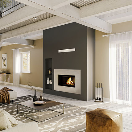 Holzkamin - BAHIA - SEGUIN - Gas / Pellet / freistehend