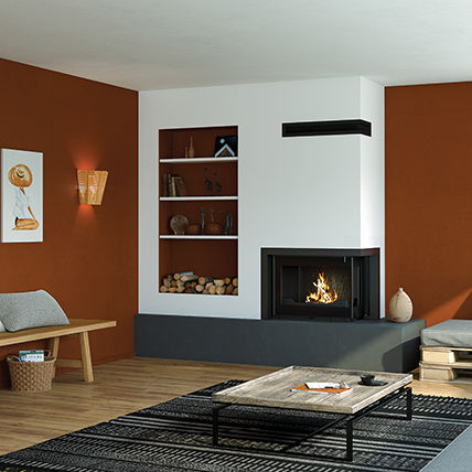 Holzkamin - PAO - SEGUIN - Gas / Pellet / freistehend