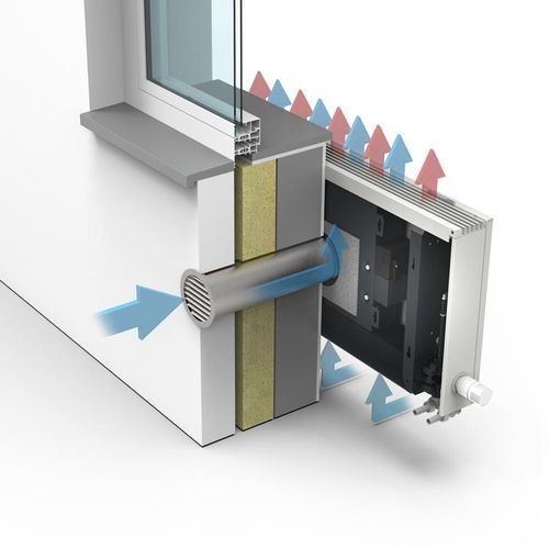 Wohnbereich-Lüftungsgerät - D-FLOW - JAGA - für Haus / dezentral
