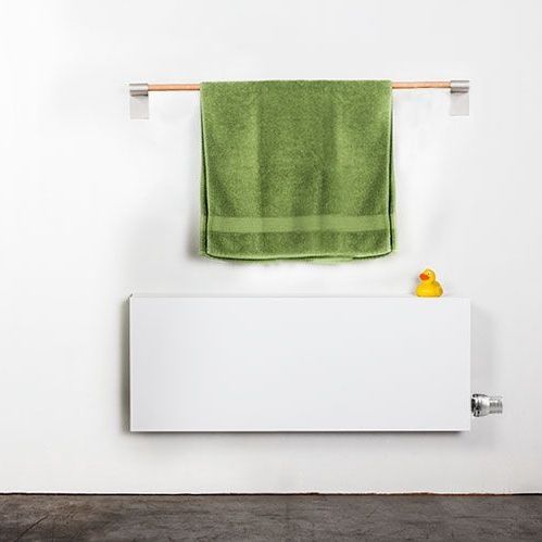 Handtuchhalter / 1 Stange - MIKADO - JAGA - wandmontiert / Holz / für Hotels